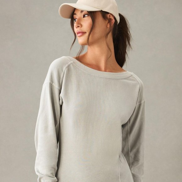 Brand New Daily Practice by Anthropologie Darla Long-Sleeve Open-Back Dress - Picture 8 of 8